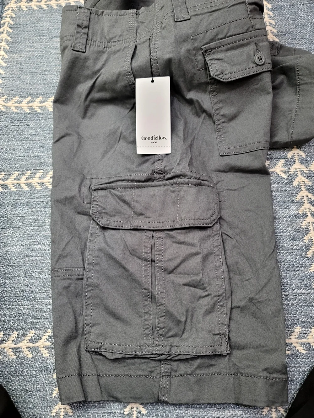 Goodfellow & Co Charcoal Gray Cargo Shorts